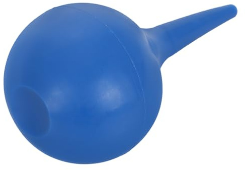 NOLITOY Bola de Irrigación del Oído de 90ml en Pvc Azul para Limpieza y Extracción Segura de Cerumen en Adultos y Niños