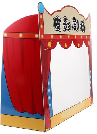 BESTonZON Schattenpuppenbühne Für Kinder Puppentheater Hand Und Fingerpuppen Interaktive Erzählbühne Kindergarten Spielmaterial