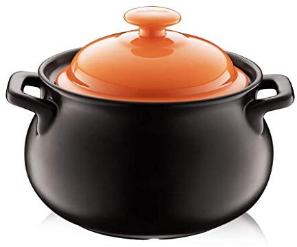 Msuiiixcccc Non-Stick Non-Stick Casserole with Die-cast Aluminum lid Black 4 liters Household High Tant Soup Pot Ceramic Soup Pot (Color: 3L) (1.6l) (3l)