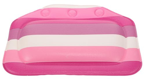 CATIEBYE Bath Pillow Bathtub Headrest Pillow with Suction Cups Foam Cushion for Spa, Sauna, Hotel Use, Neck Support for Relaxing Bathroom and Tub Bathing