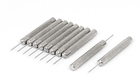 uxcell 0.8mm Dia Tip Watch Band Strap Link Pin Remover Punch Repair Tool 10pcs