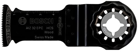 Bosch Professional 10 x HCS Plunge Saw Blade AIZ 32 EPC (for Softwood, 50 x 32 mm, Multifunctional Tool Accessories)