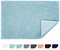 JARITTO Alfombra de Baño Antideslizante Alfombrilla de Baño Absorbente Tapete del Piso de Microfibra de Chenilla Lavable a Máquina Suave para Salida de la Ducha Inodoro Cocina 40 x 60 cm (Azul Claro)
