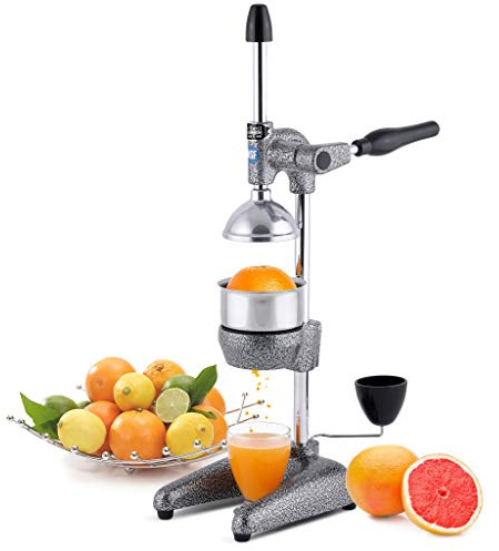 Tribest Pro MJP-100 Professional Manual Cold Press Juicer Machine for Orange, Lemon, and other Citrus Fruits, Gray
