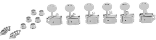 Fender® »AMERICAN VINTAGE TUNING MACHINES - STAGGERED« Tuner-Mechanik für E-Gitarre - 15:1-6-links - Farbe: Chrome