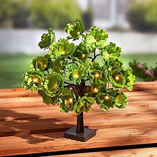 HAC24 LED Baum 60 cm Warmweiß Batteriebetrieben Innen Außen Lichterbaum Leuchtbaum Indoor Outdoor