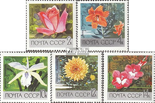 Prophila Collection Union soviétique 3620-3624 (complète.Edition.) Neuf avec Gomme Originale ** MNH 1969 sélections de Botan. Jardin (Timbres pour Les collectionneurs) Plantes/Champignons