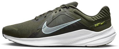 Nike Quest 5, Sneaker Uomo, Cargo Khaki/Glacier Blue-Sequoia-White, 46 EU