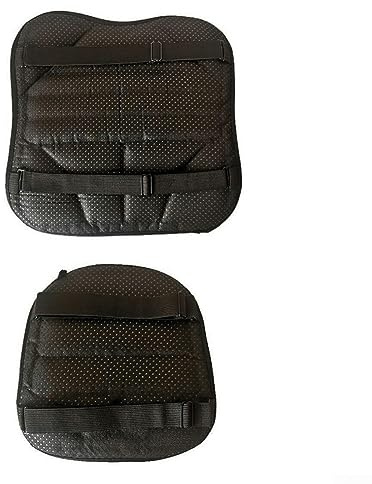 YUANGANG Lot de 2 coussins de siège de moto en gel éponge pour soulager la pression universelle