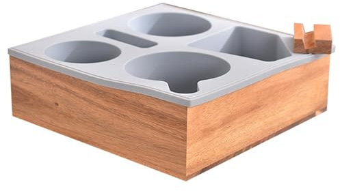 Vassoio per snack da divano, porta bevande rimovibile, comodo vassoio per divano, portabicchieri in legno per barca, letto, divano, spiaggia