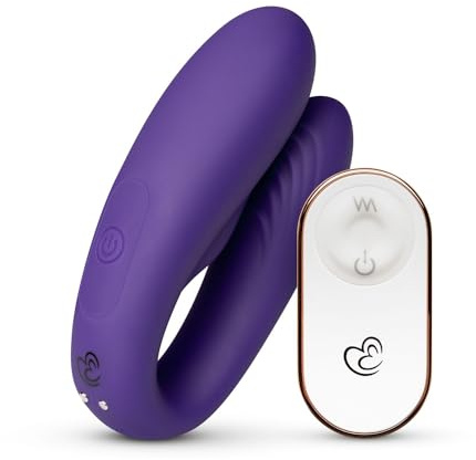 Paarvibrator mit Fernbedienung - Lila
