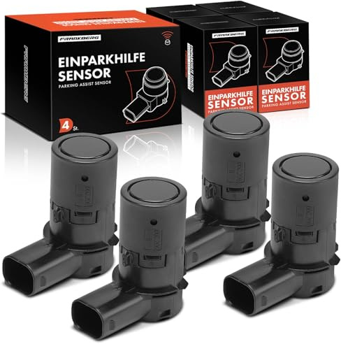 Frankberg 4x Capteur de stationnement PDC Vorne Arrière Compatible avec 5er E39 520d-540i M5 5er Touring E39 520d-540i 6er E63 630i-650i M Z4 R.o.a.d.s.t.e.r E85 2.0i-3.0i M Remplacer# 66200306567