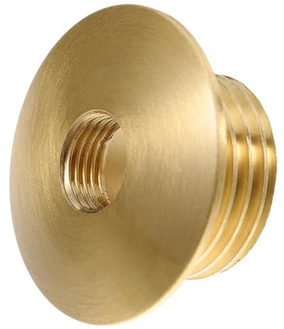 STOBOK Metal Lampshade Screw Cap Lamp Shade Washer Locking Nut for Light Fixtures Standard Thread Replacement Hardware