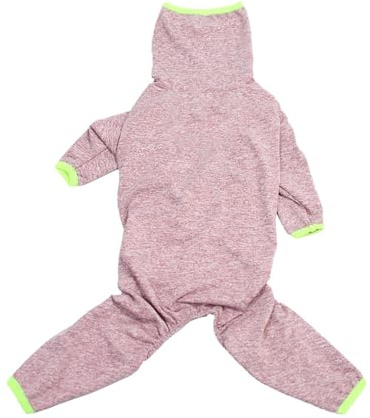 Chenxi Studio Hunde-Body mit Antihaftbeschichtung, elastische Beinöffnungen, Wärmedämmung, Winterkleidung für große Hunde, Polyester, elegant, warm