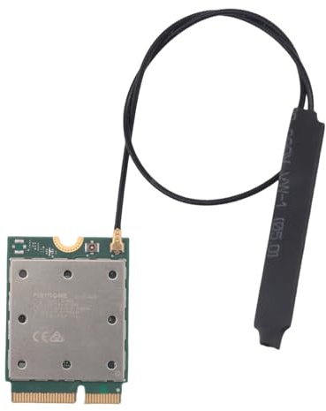 Stineng Carte Réseau WiFi 7 QCNCM865 M.2 Bluetooth 5.3 Jusqu'à 5,8 Gbit/S Adaptateur WiFi 6E WLAN pour Win11