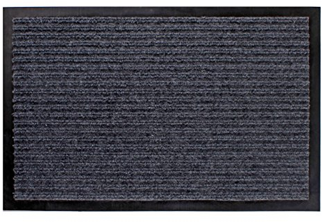 Spetebo Schmutzfangmatte grau - 180 cm x 120 cm - Fußmatte Fußabtreter Türmatte Außen