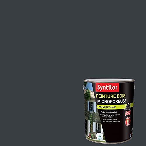 Syntilor - Peinture Bois Ultra Protect Gris Anthracite Satiné RAL 7016 2,5L