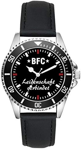 KIESENBERG BFC Berlin Fußball Fan Uhr – Sportliche Armbanduhr im Fan-Design Stilvolle Herren- & Damen-Uhr mit Fußball-Motiv Geschenk für echte Fans aus Berlin - L-2408