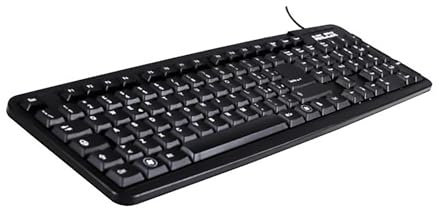 Nilox, Tastiera PC Multimediale, Tastiera USB con Tasti Multifunzione, Tastiera numerica, Standard, Multimediali, Volume, Accesso Diretto a Internet e Posta Elettronica, Layout Italiano, Nero