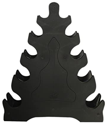 LOL-FUN Robuster Hantelbaum Kompakter Hantelscheibenständer Kleiner Gymnastikhantelbaum Multifunktionaler Hantelständer, 3 Schicht für Kurzhantel, 33x28x9cm