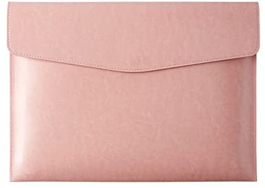 TOMYEUS klemmbrettmappe A4 Business Filz-Ordner Classic Snap Design Großer Kapazität Dokumententasche Office Supplies File Organizer Klemmbrett-Mappe (Color : Pink)