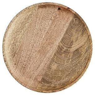 Madam Stoltz Plato redondo de madera de mango Ø 25 cm