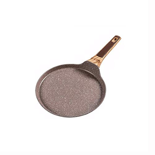 OQHAIR Sartén Antiadherente de Piedra para freír Layercake Cake Pancake Crepe Maker Flat Pan Plancha Desayuno Omelet Moldes para Hornear