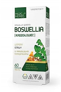 Medica Herbs - Boswellia Weihrauch Serrata -unterstützt Gelenke - gesunden Darm - zuckerfrei - rein (keine Zusatzstoffe) - 60 Kapseln - Nahrungsergänzungsmittel