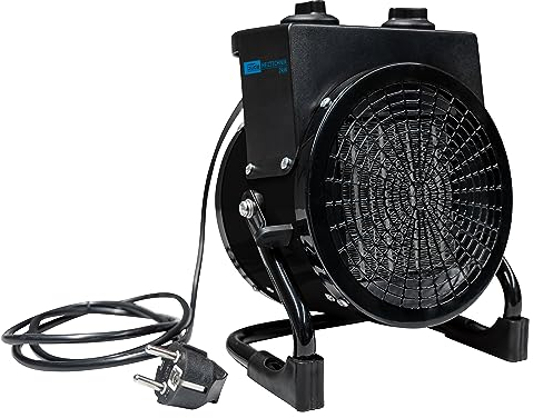 Güde 85178 Termoventilatore in ceramica GH 2000 K (2000 W, 2 livelli di calore 1000/2000 W, 45 m³ max. capacità di riscaldamento ambiente, elemento riscaldante PTC, termostato continuo, protezione