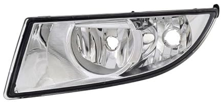 GV-ZONE Feu de brouillard gauche côté conducteur feux avant halogènes compatibles avec Skoda Fabia 2 2010 2011 2012 2013 2014 Chrome VH708L