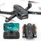 Drone avec caméra Moteur sans balais Drones pour adultes débutants 2 caméras FPV RC Quadcopter Pliable Motorisé Réglable 1080P UAV APP Contrôle 3D Flips Facile à Voler Jouet