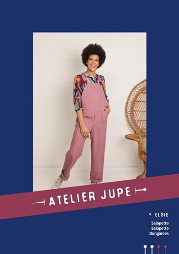 Atelier Jupe Paper Sewing Pattern Elsie Dungarees UK Sizes 6-24
