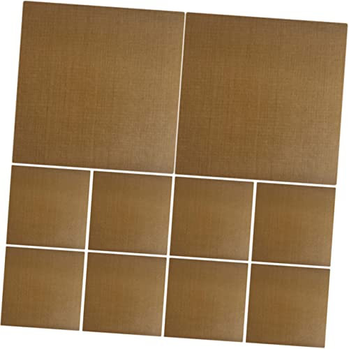 Ipetboom 10pcs Insulated Perm Stick Hair Straightener Sticker for Hair Iron Straightener Protecting During Straightening and Curling