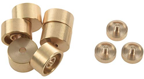 Diheohg 1 Satz Trompeten Ventil Finger KnöPfe Trompete Teile ZubehöR Musik Instrument ZubehöR für Trompete Gold