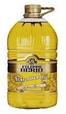 Fillippo Berio Sunflower Oil 5L(Pack of 1) | Ideal for Cooking and Baking | Rich in Essential Nutrients | Long Shelf Life | Economical Size | Heart-Healthy Omega-6 | Recyclable Bottle