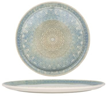 Bonna Pizza Teller - Rivus Ethnic - Porzellan - 32 cm - 2er Set