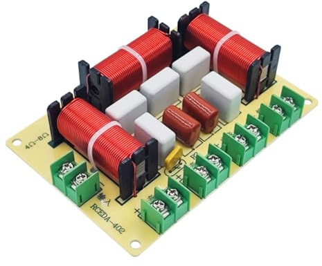 Lonrtesw 200W 4 Vie Crossover Altoparlante Audio Crossover Doppio Basso + + Alti Divisore di Frequenza KTV Crossover Professionale