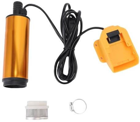 Spacnana Cordless Submersible Pump Aluminum Alloy Self Priming Water Transfer Pump with 16.4ft Cord for Irrigation Watering Drainage
