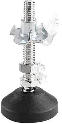 ZGCrumphant Schwenkbare M8 M10 M12 Nivellierfüße, verstellbare Möbelfüße, robuste Nivellierfüße for Möbel für Möbel(50XM8X100)