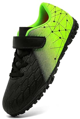 Jaskdconsy Kinder Fußballschuhe für Jungen und Mädchen - Leichte Nockenschuhe für Rasen und Kunstrasen | Robuste Sportschuhe für das Fußballtraining