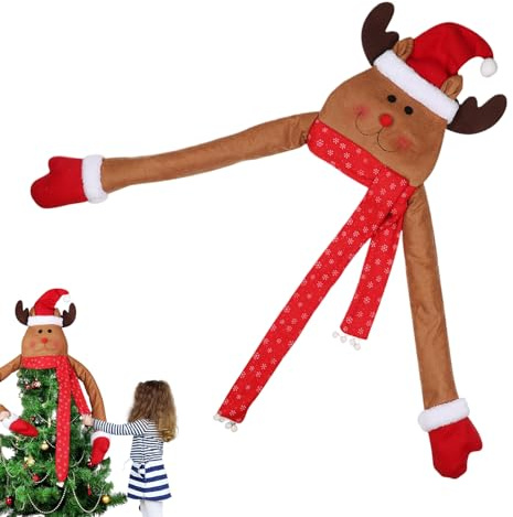 Rentier, Weihnachtsbecher, niedlich, festlich, Rentierkopf, für Zuhause, Partys, Einkaufszentren, Hotels, Festivals, Feiern