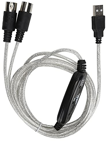 Yctze MIDI-zu-USB-Kabel MIDI-Kabel -zu-USB-Kabeladapter -Konverter / / OS / -Schnittstelle Tastatur-Synthesizer Musikinstrumente/Live-Sound & Bühne/Bühne &