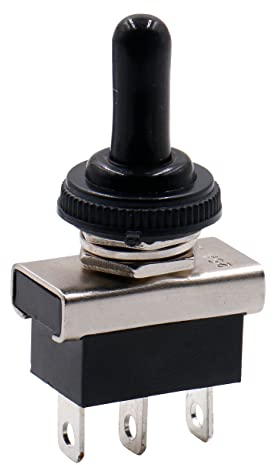 Heschen Kippschalter, KN3D-103, Ein/Aus/Ein (On/Off/On) Schalter, 25A 12V, 3-polig rastend mit wasserdicht (1)