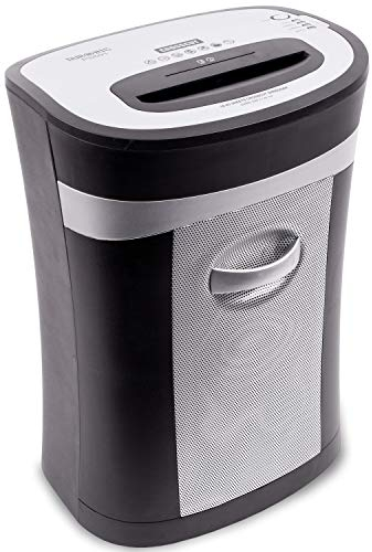 Duronic PS591 Aktenvernichter, Schredder mit Sicherheitsstufe P2, Reißwolf für Büro und Home-Office, Zerkleinerer für 20 Blatt und CDs, 33 Liter