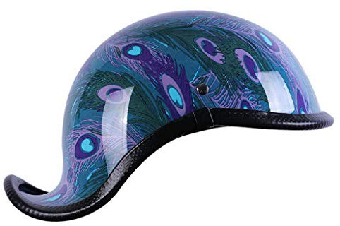 GAOZHE Vintage Scodella,Scodella Casco,Casco Scooter Casco Demi Jet,DOT ECE Casco omologato Scooter Unisex Adulti，Adatto per Street Bike Autobike Endurance
