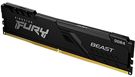 Kingston FURY Beast 4GB 2666MHz DDR4 CL16 Memoria Gaming Kit per Computer Fissi Modulo Singolo KF426C16BB/4