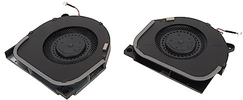 2-teiliger CPU-GPU-Lüfter, Ersatz-4-poliger CPU- und GPU-Kühlerlüfter, Geräuscharm, für Legion 2018 Y7000 81FW Y7000P Y530 81FV Laptops