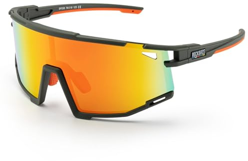 ROCKBROS Road to Sky Fahrradbrille Polarisierte UV400 Schutz TR90 Rahmen | Sonnenbrille Sportbrille Damen & Herren für Outdoor-Sports Radfahren Laufen Baseball Angeln