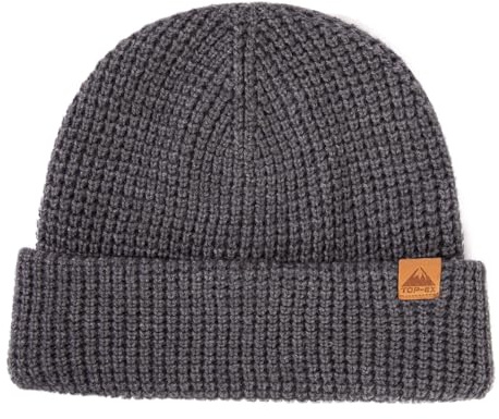 TOP-EX XL/XXL 50% Merinowolle Waffel Mütze Wintermuetze Herren Damen Fisherman Beanie Trawler Mütze Strickmuetze Warme Gelb