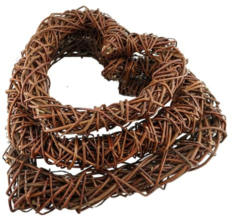 Weidenkranz dunkel Weide Kranz Türkranz Dekokranz Kränze Dekorationskränze Herz (40 x 50 cm)